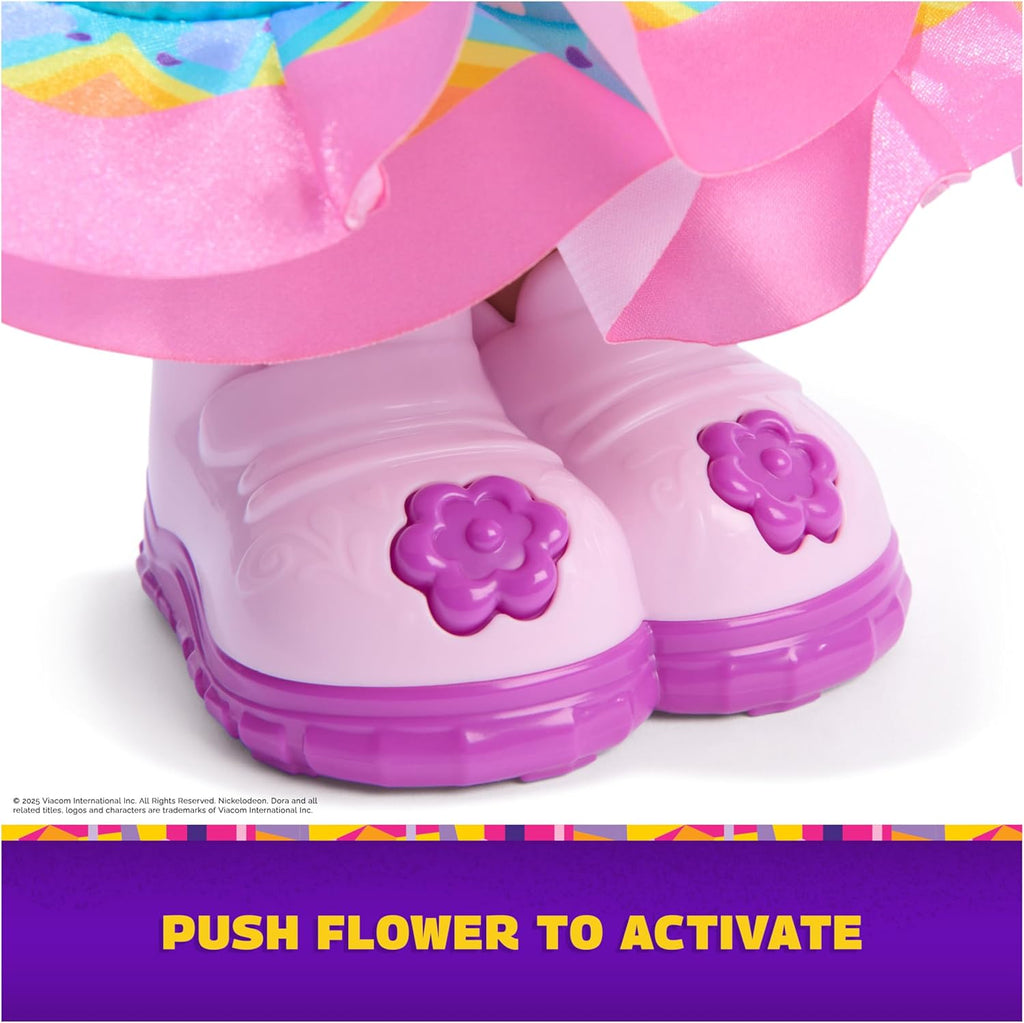 Dora, Dance with Me Dora, Interactive Dancing Doll with 2 Skirts 3+