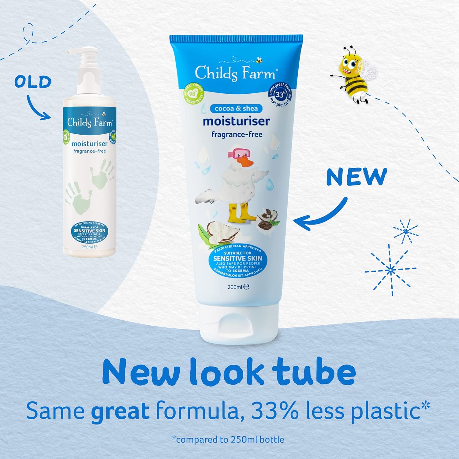 Childs Farm Cocoa & Shea Fragrance Free Moisturiser 200ml