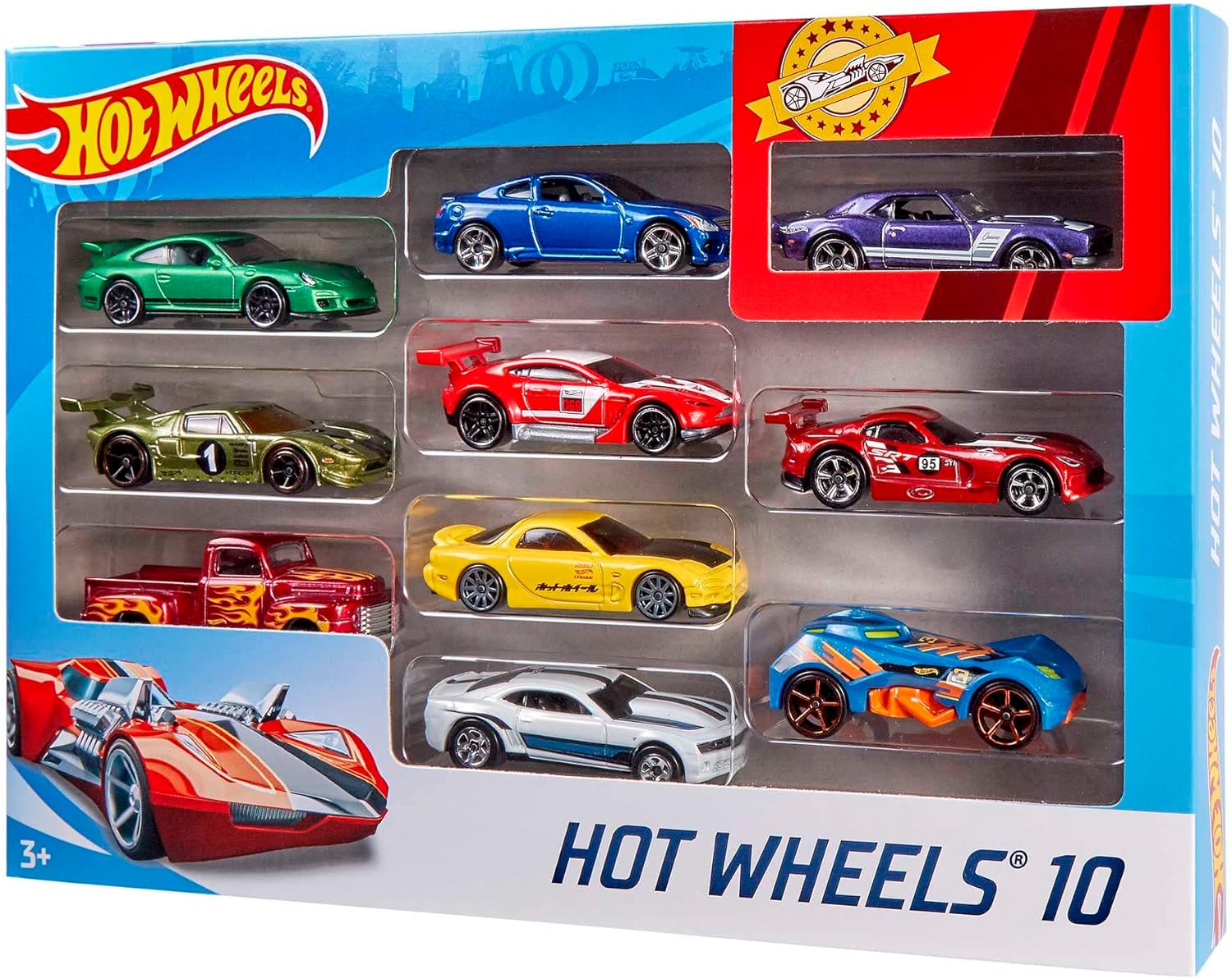 Hot Wheels Toy Cars & Trucks in 1:64 Scale 3+