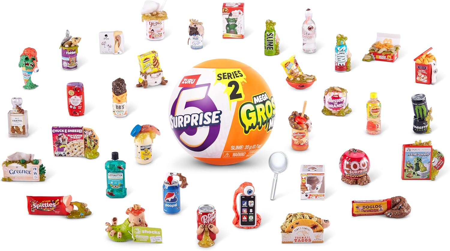 5 Surprise 2 Pack Mega Gross Minis 3+