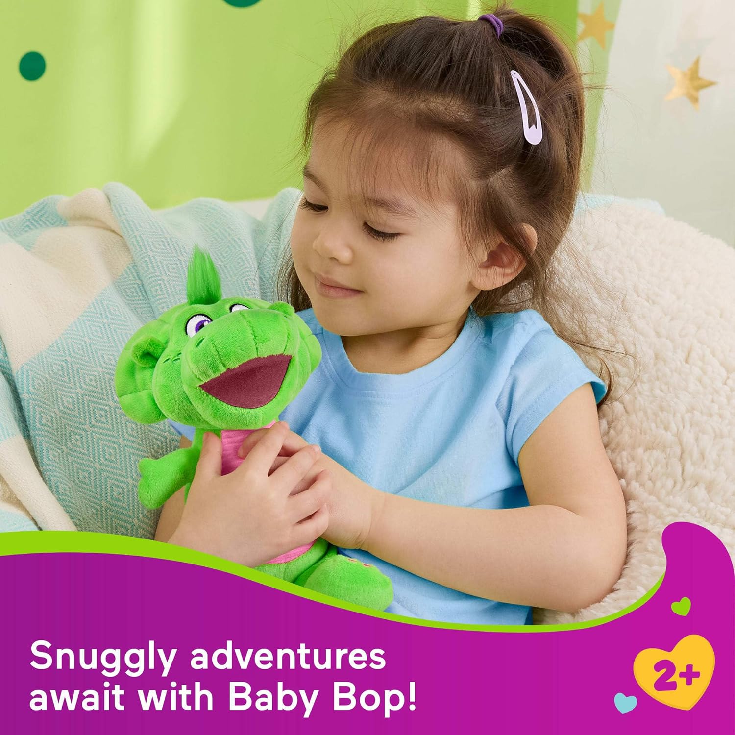 Barney Fisher-Price World Toddler Toy Plush 2+