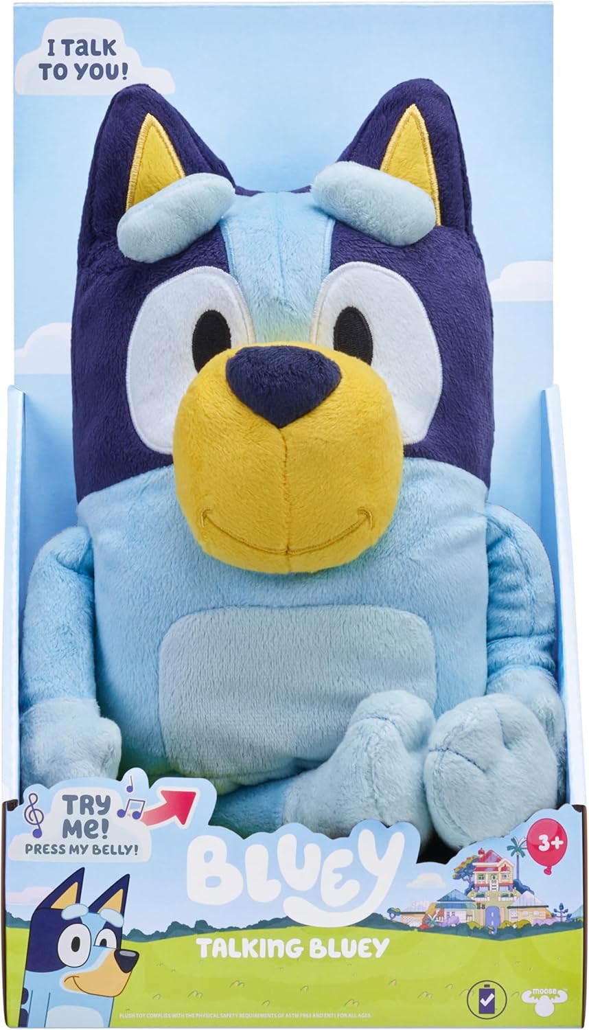 BLUEY talking Teddy Bear 3+