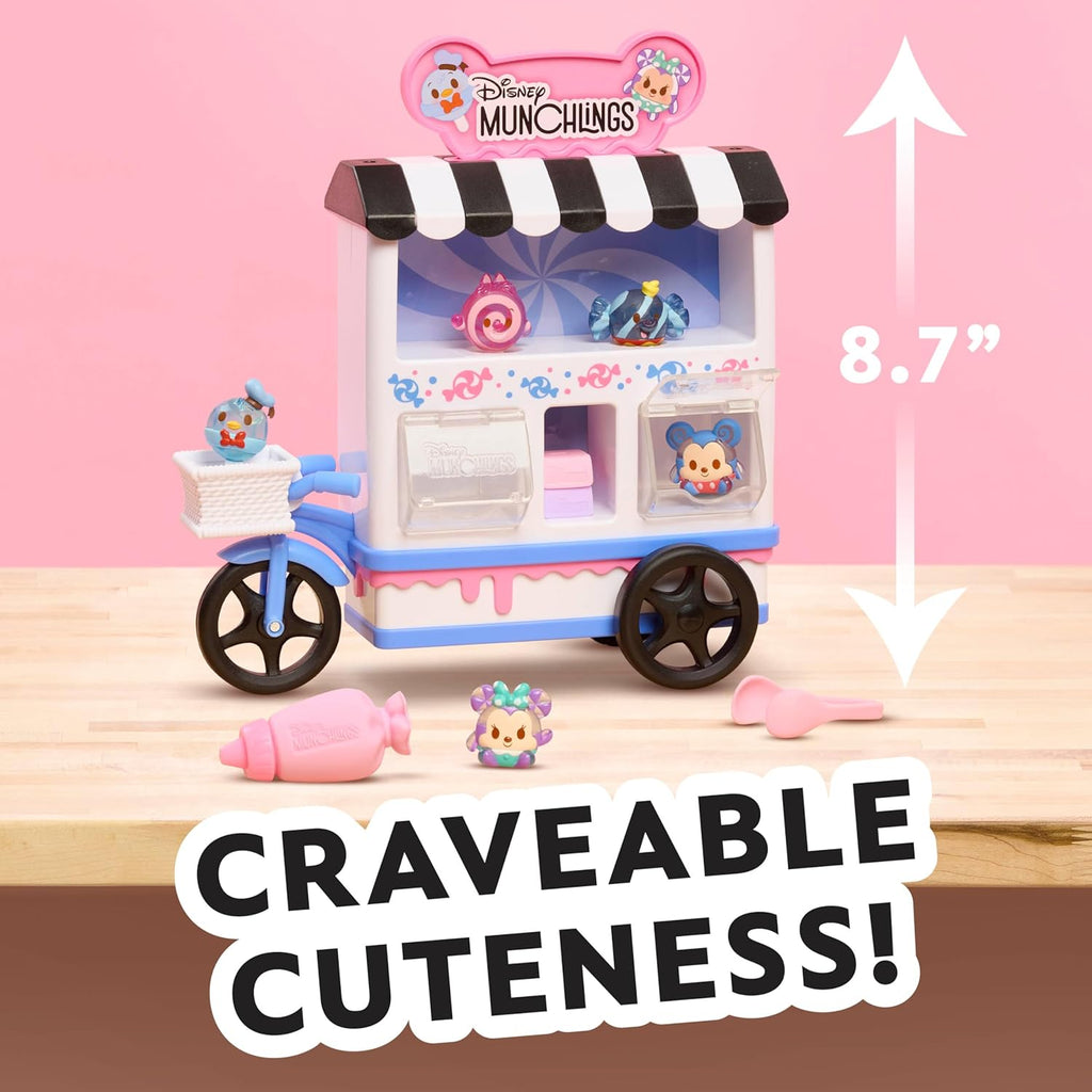 Disney Munchlings Candy Cart Playset with Lights 3+