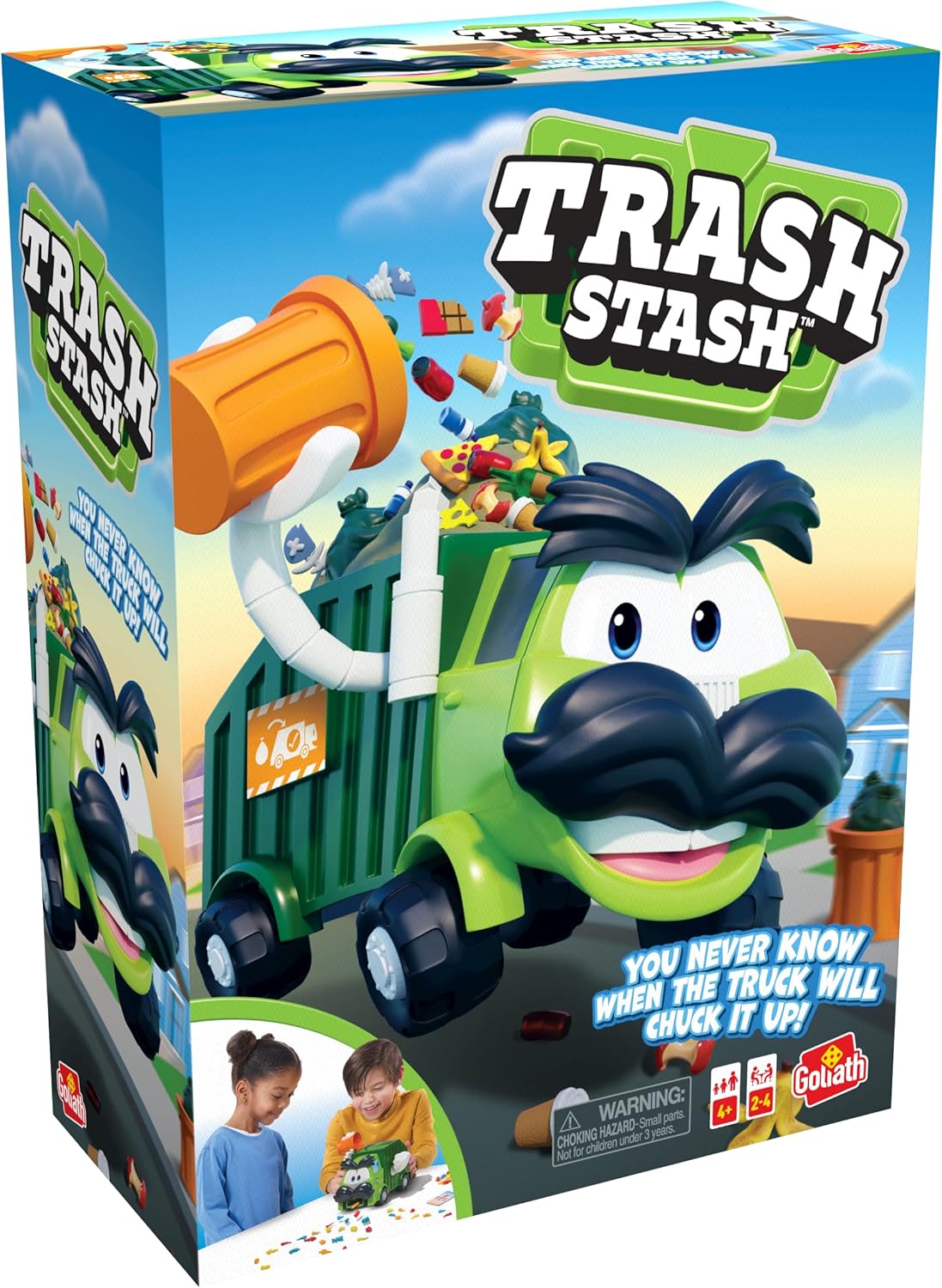 Trash Stash: You Never Know When the Truck Will Chuck it Up!