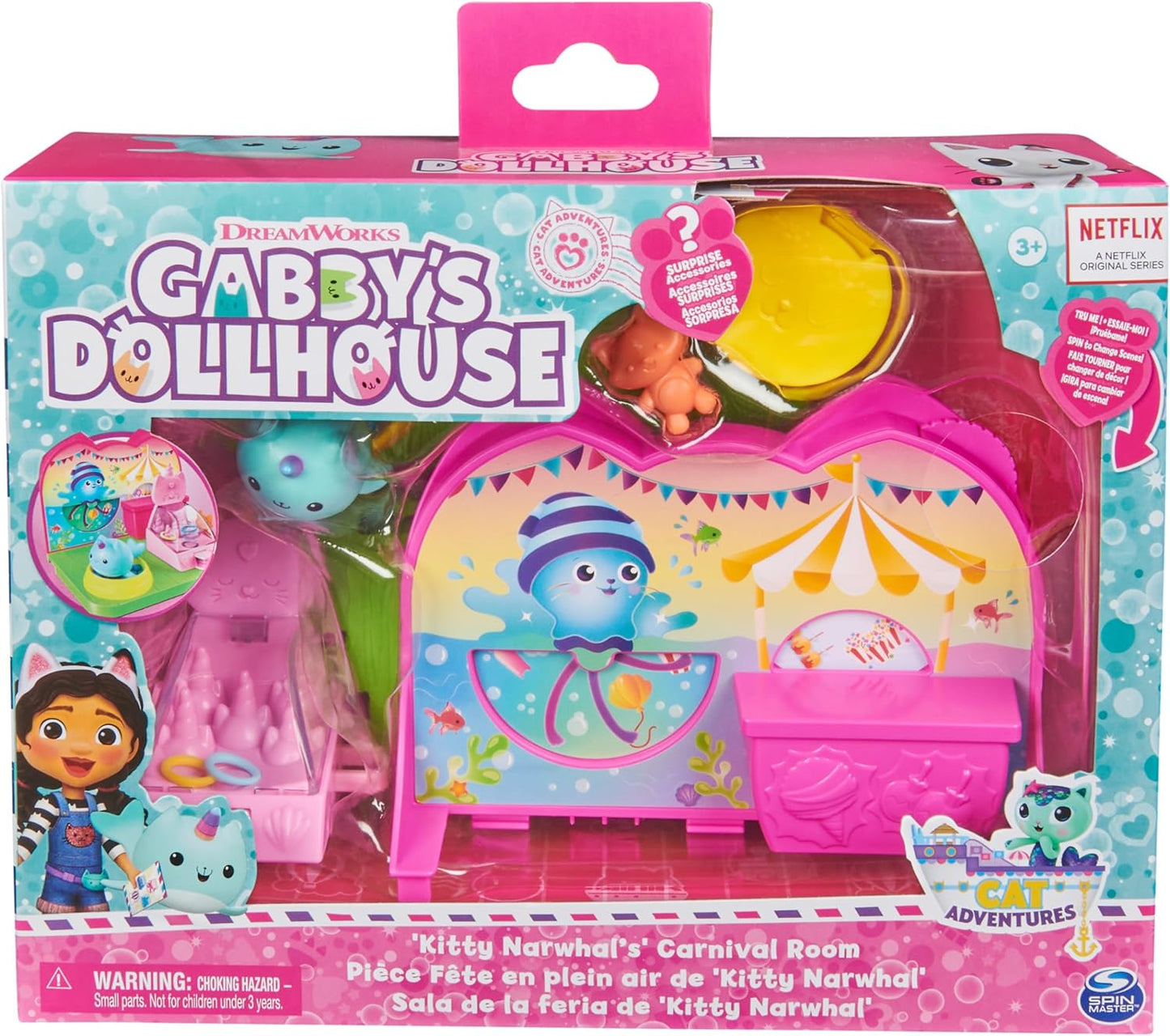 DreamWorks Gabby’s Dollhouse Kitty Narwhal’s Carnival Room 3+ Years