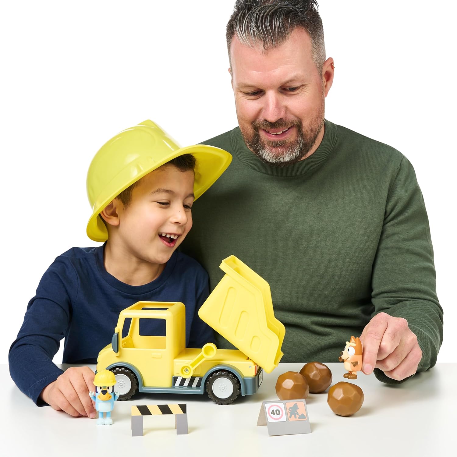 Bluey Dump Truck, With Load and Unload Feature