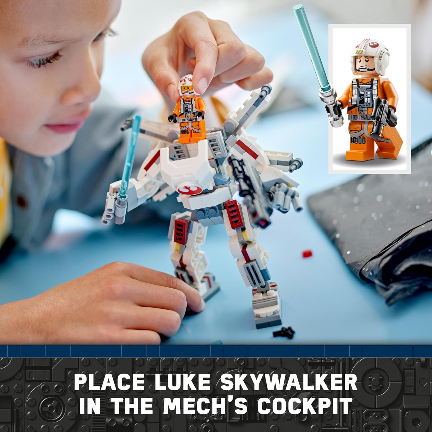 LEGO Star Wars Luke Skywalker X-Wing Mech 6+ 75390