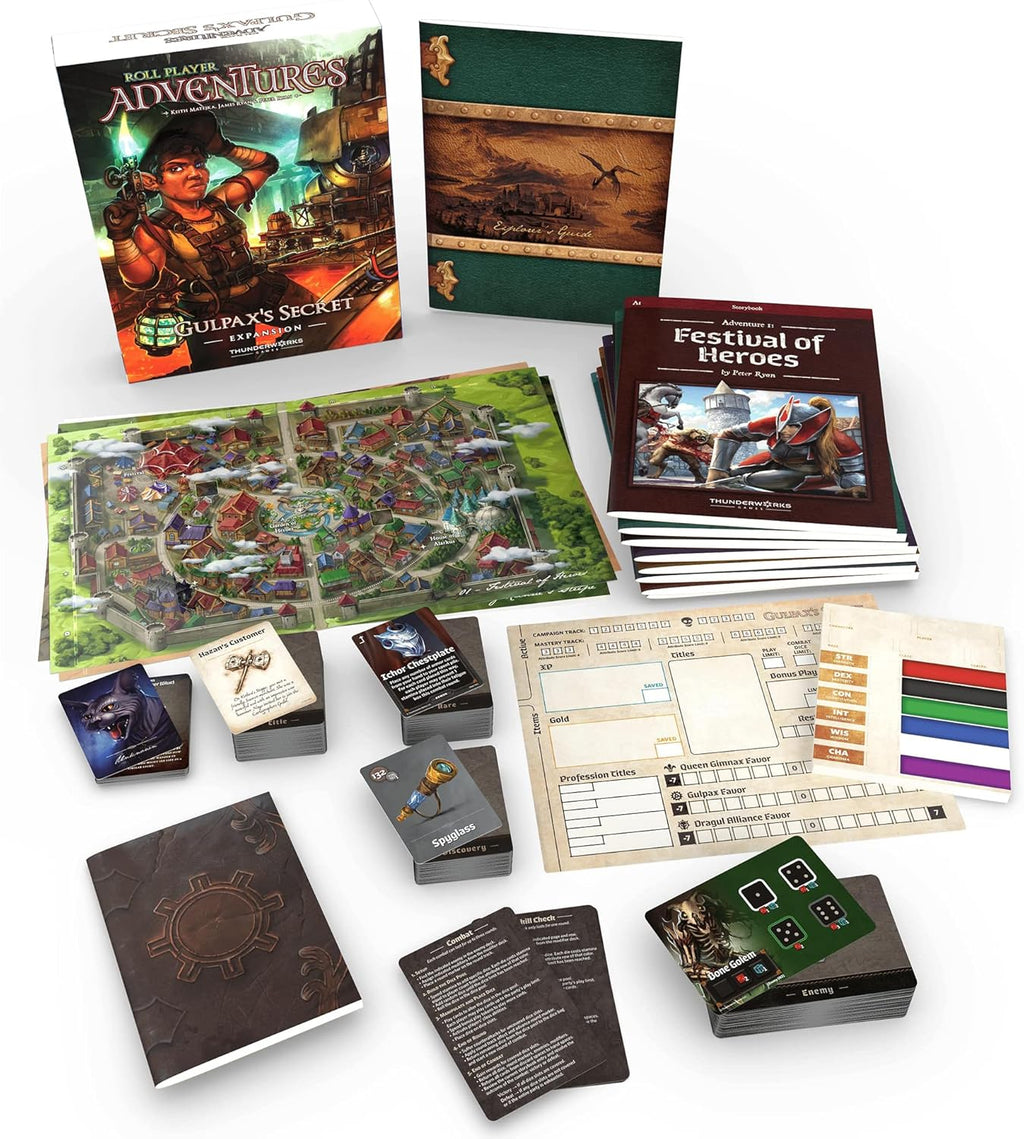 Thunderworks Games Roll Player Adventures: Gulpax's Secret Expansion