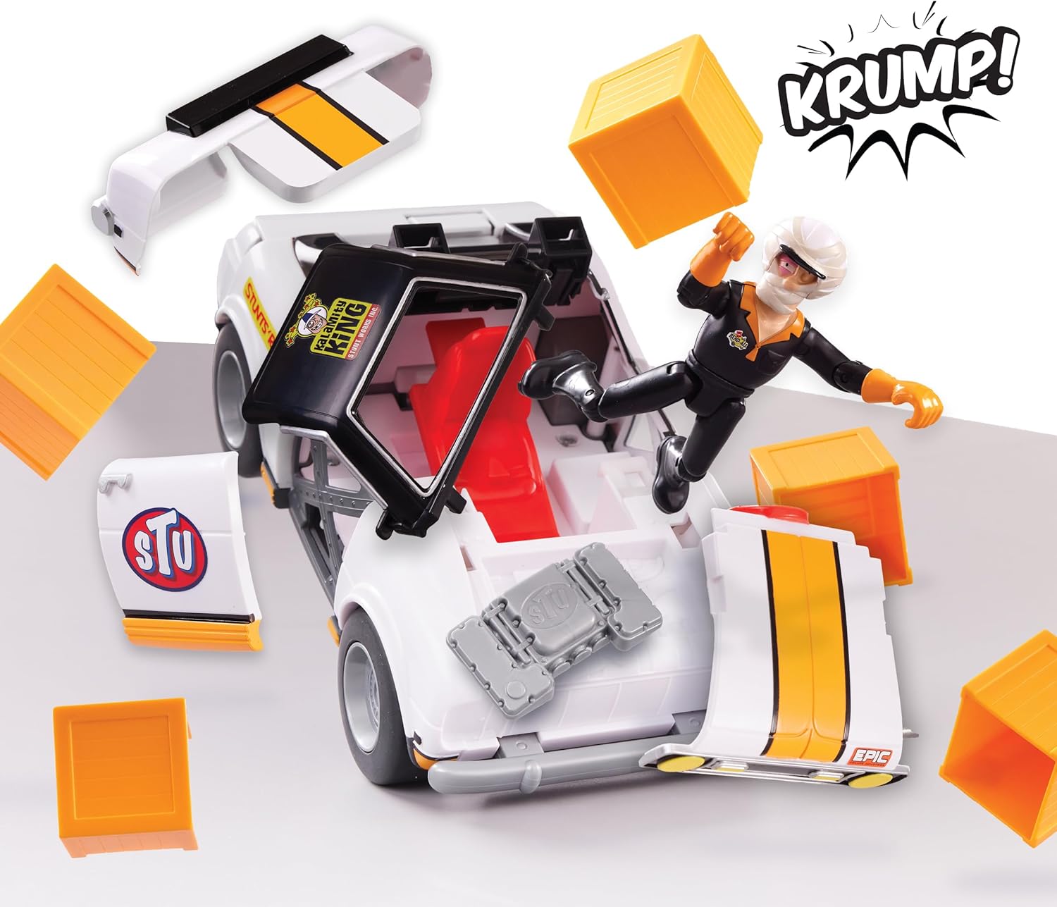 Stuntman Stu Race Ace Stunt Car 5+