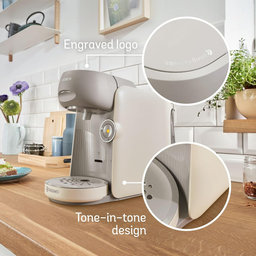 Tassimo by Bosch Finesse Friendly Pod Coffee Machine in Cream