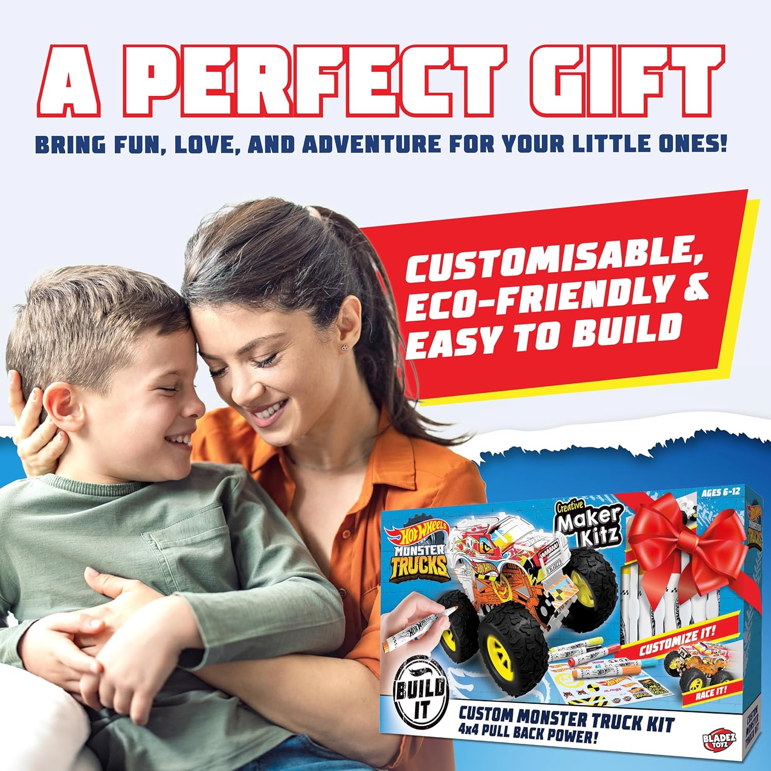 Hot Wheels Toyz Make Your Own Monster Truck 6-12 Years