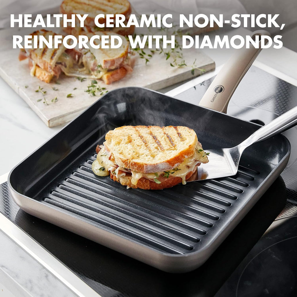 GreenPan Cambridge Non-Stick 28 cm Square Griddle Pan