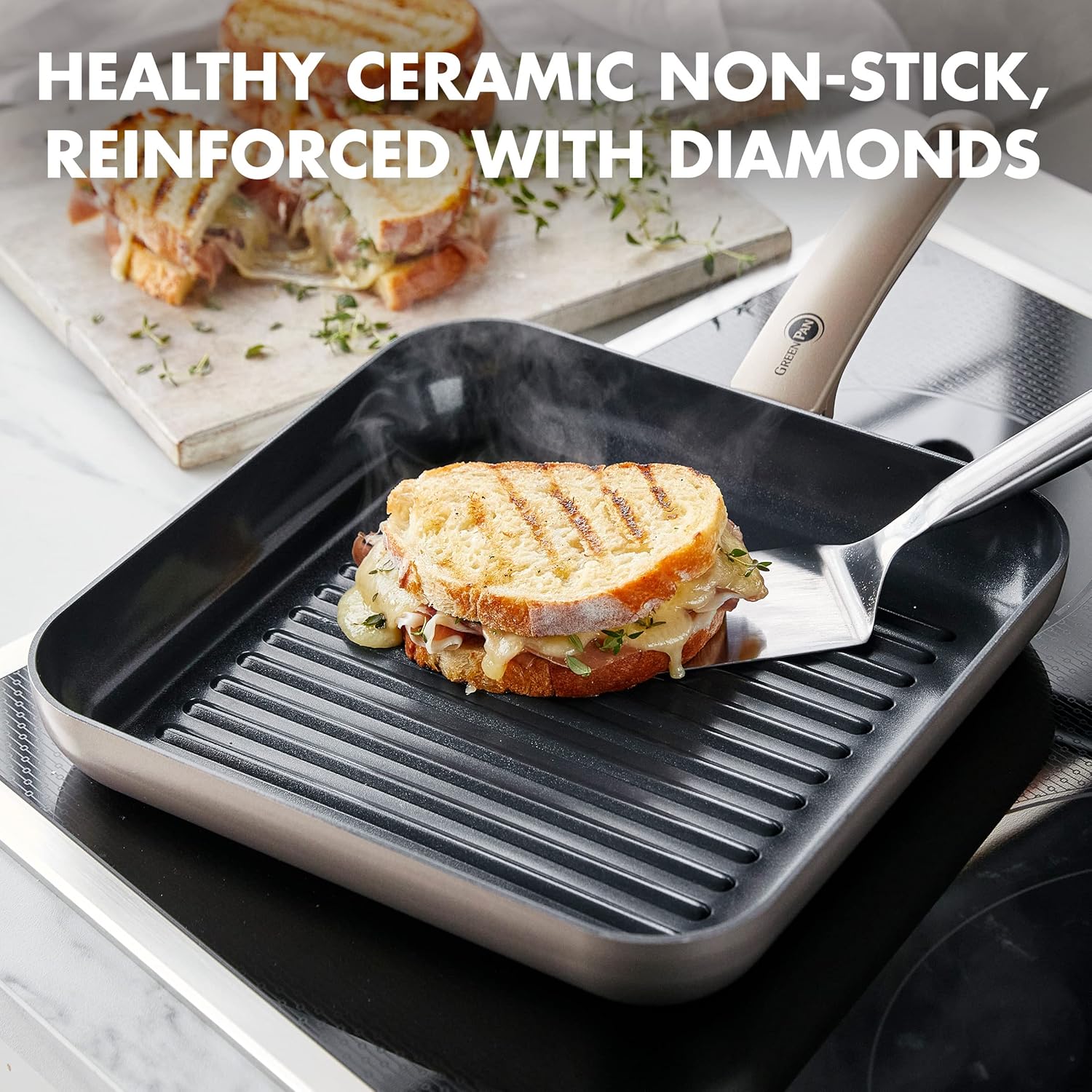 GreenPan Cambridge Non-Stick 28 cm Square Griddle Pan