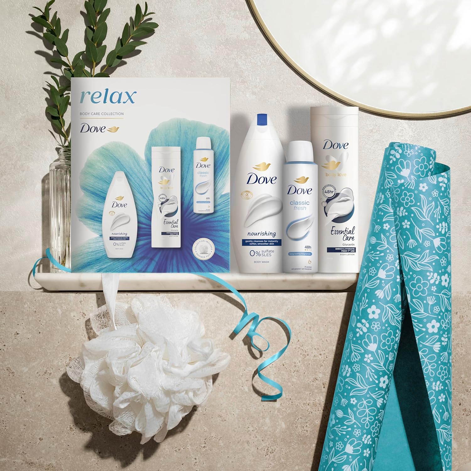 Dove Relax Trio Gift Set