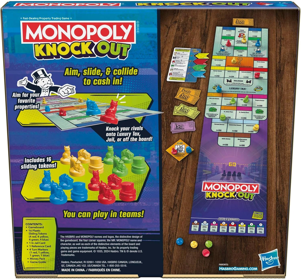 Monopoly Knockout Family Party Game