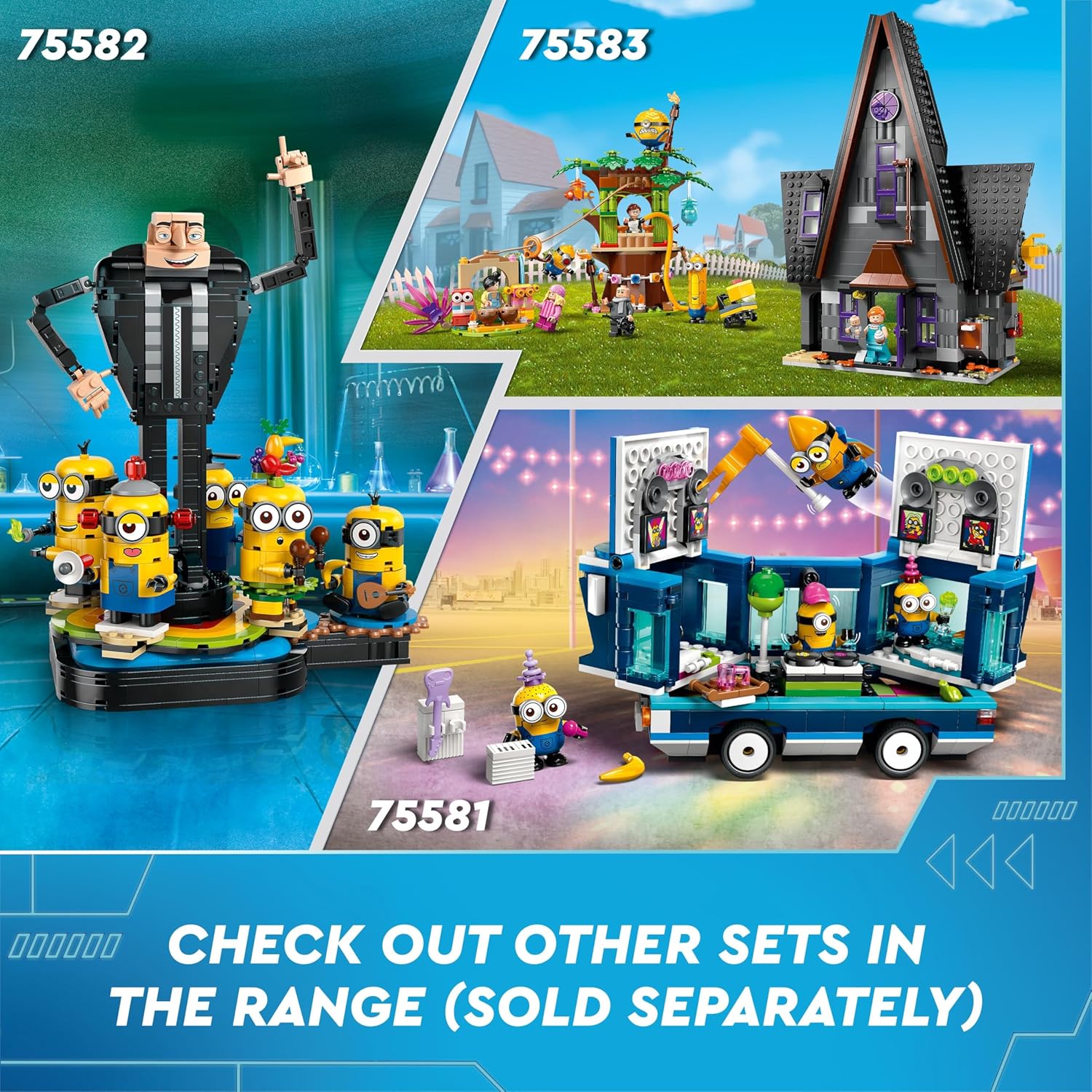 LEGO Despicable Me Minions and Banana Car Toy 75580