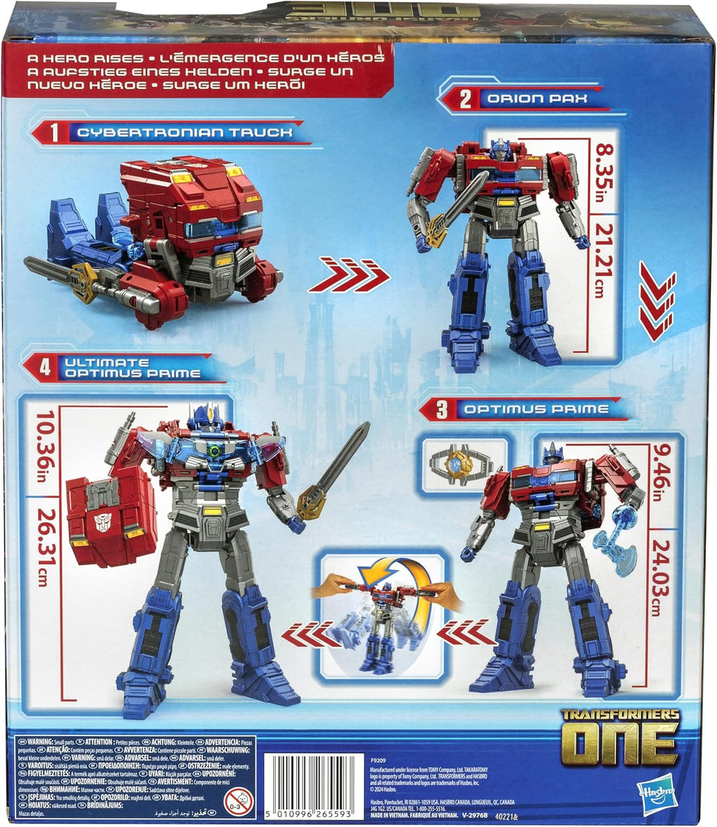Transformers One Power Flip Optimus Prime Interactive Action Figure - Orion Pax
