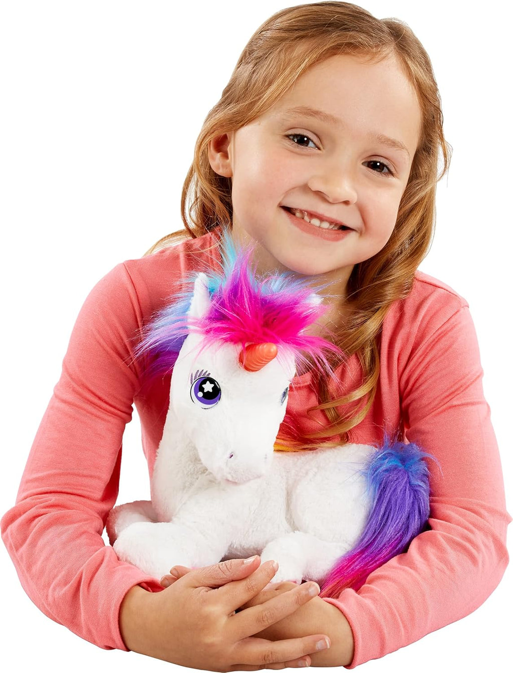 Animagic: Rainbow The Glowing Unicorn Interactive Plush 2+