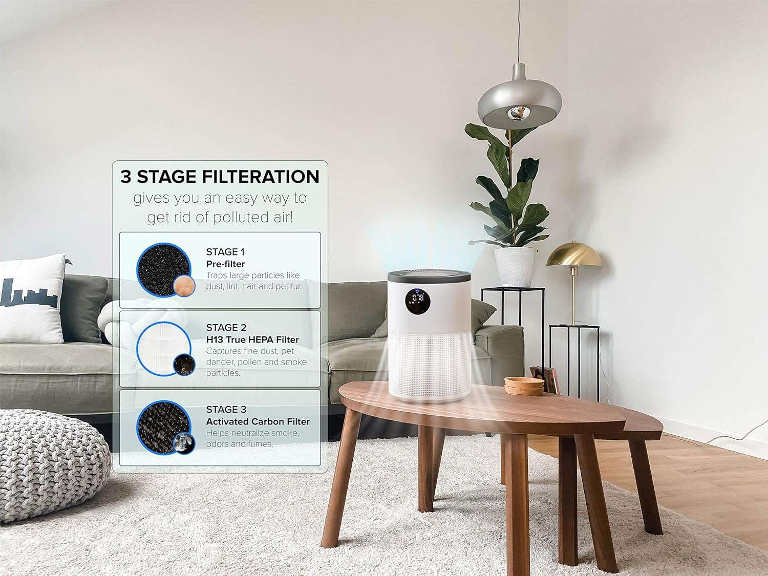 Daewoo Smart Air Purifier With Wifi