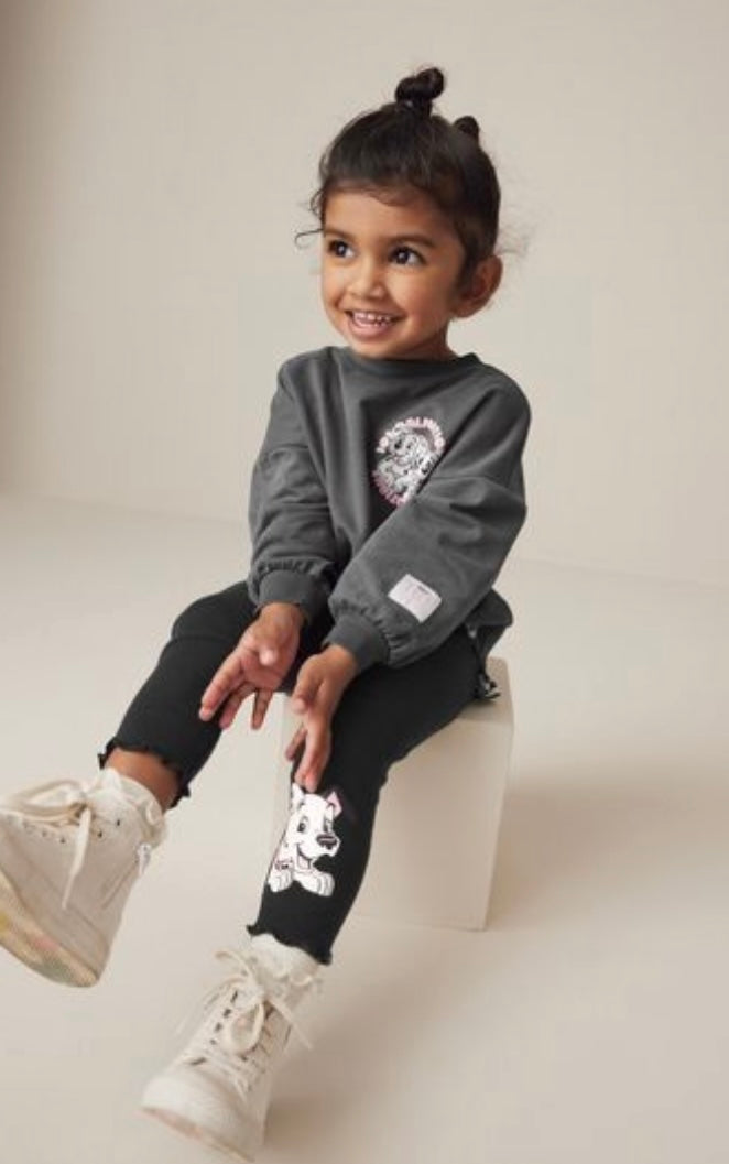 NEXT Disney Charcoal Grey 101 Dalmations Set Size 5-6 Years