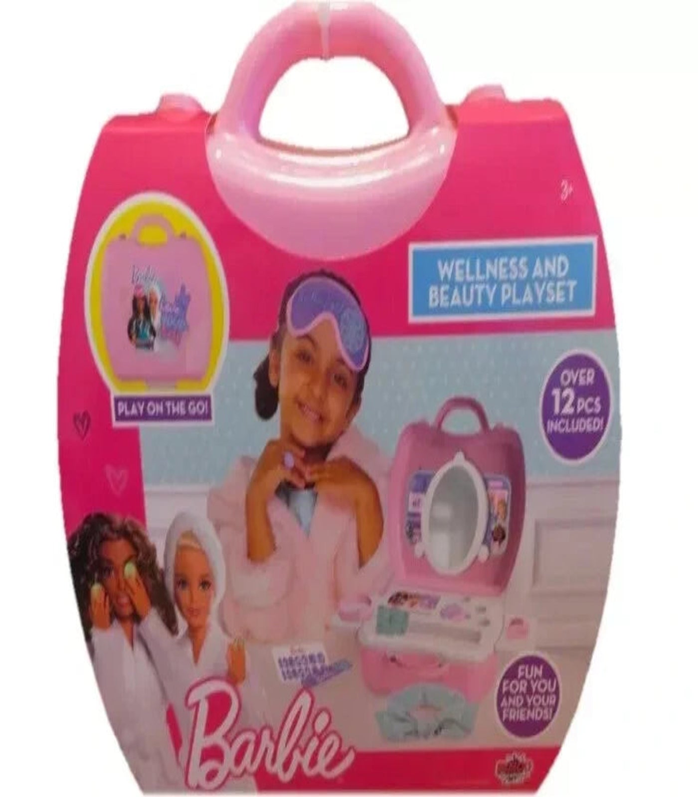 Barbie Wellness and Beauty Playset packaging on a white background