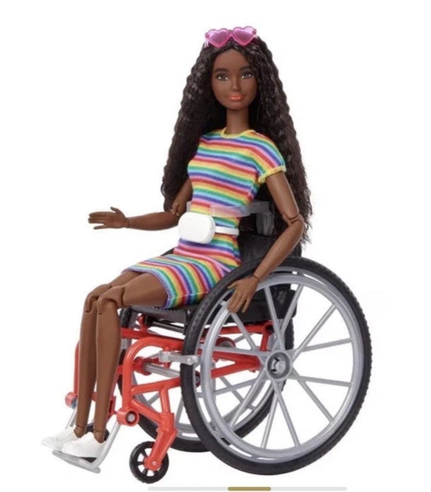 Barbie Doll Wheelchair Doll Brunette Barbie Fashionista