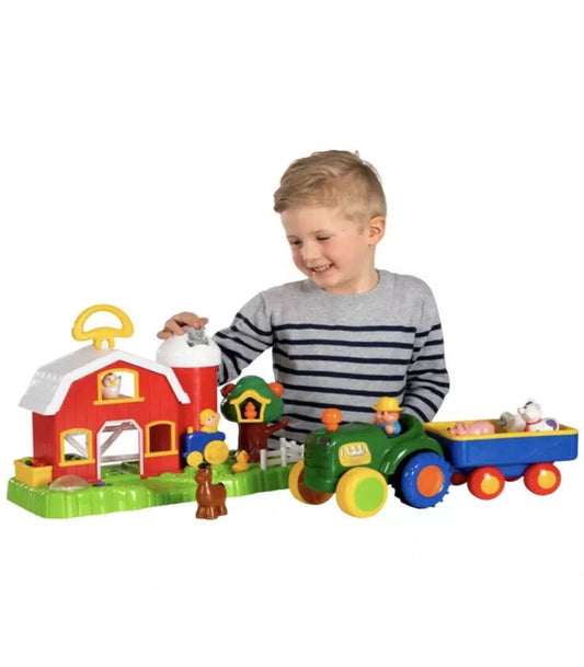 Big Steps Old MacDonald Farm & Tractor Playset 1+