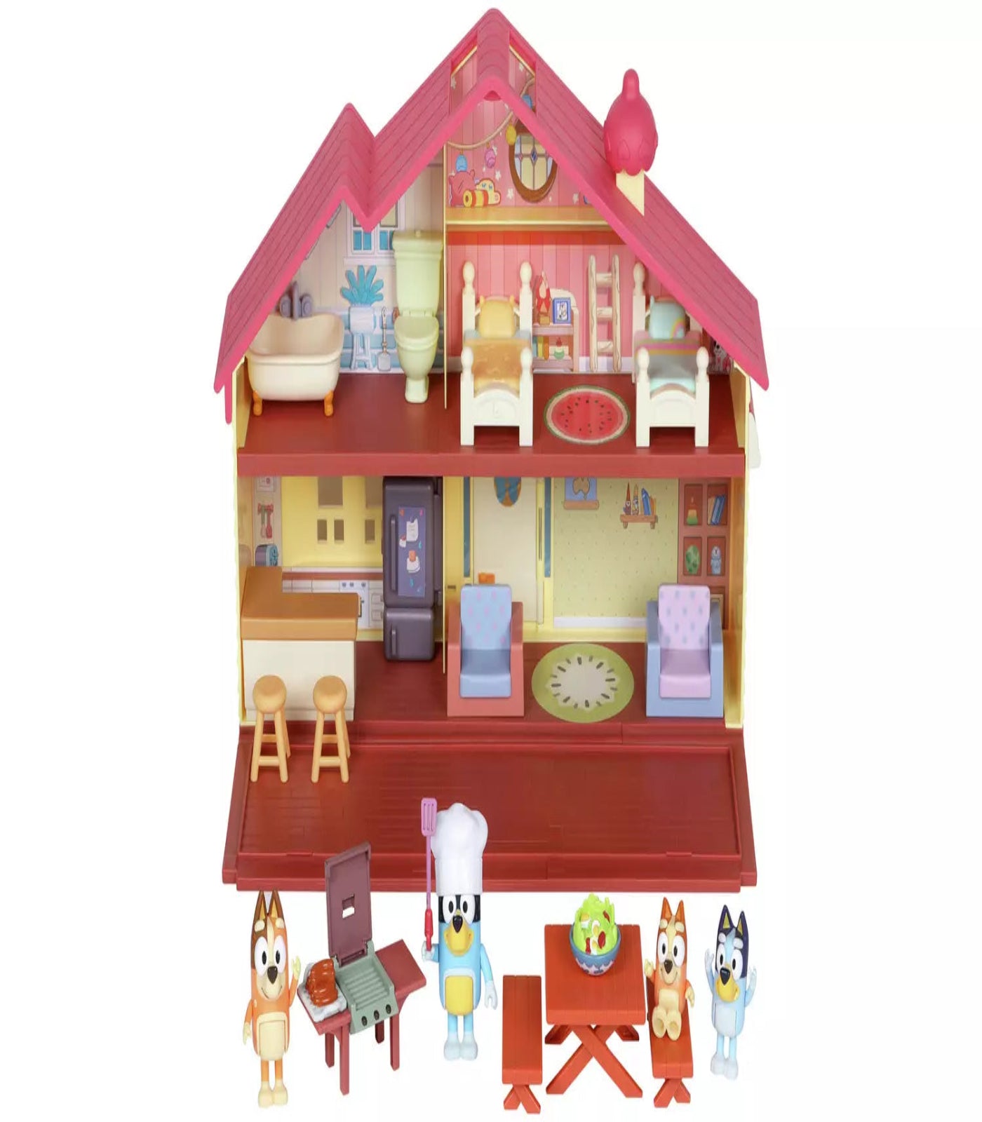 Bluey Healer Family Home And BBQ Playset