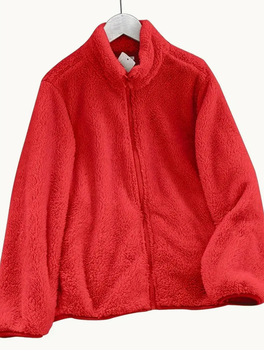 Cozy Polyester Women's Fleece Pullover Jacket Size L (12/14)