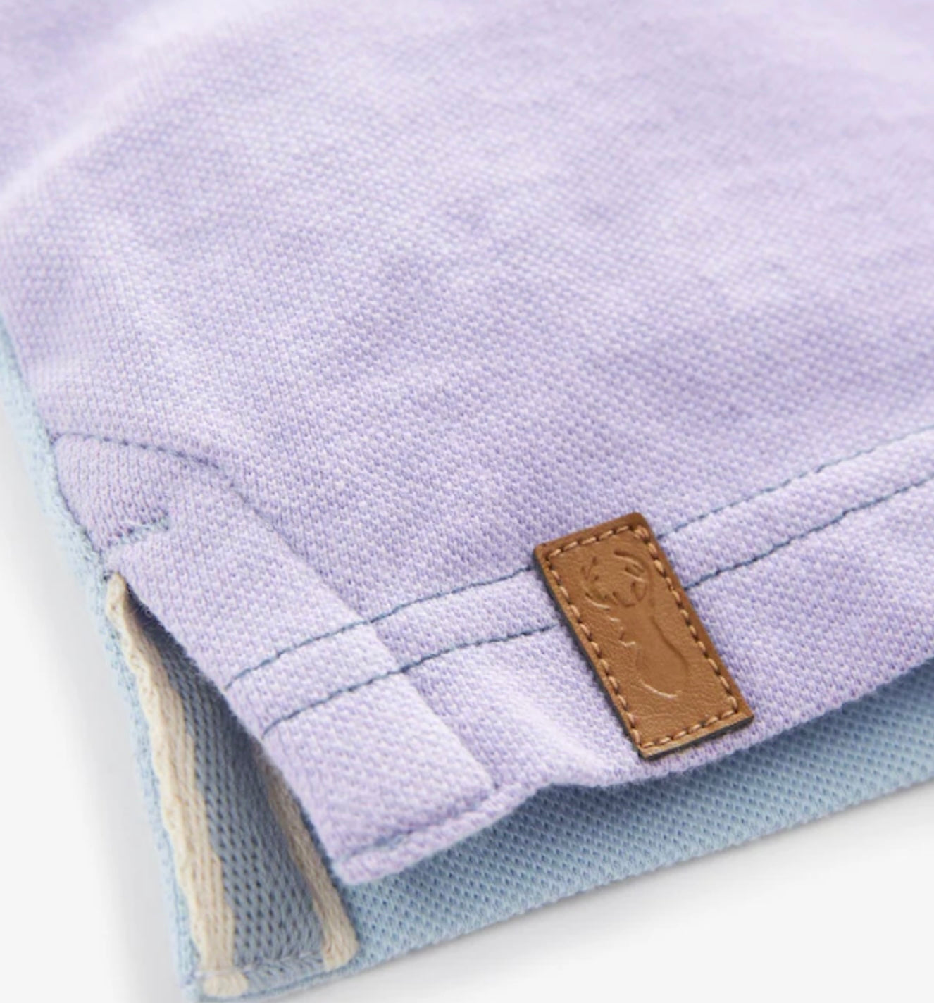 Next Pastel/Blues Short Sleeve Colourblock Polo Shirt Size 3 Years