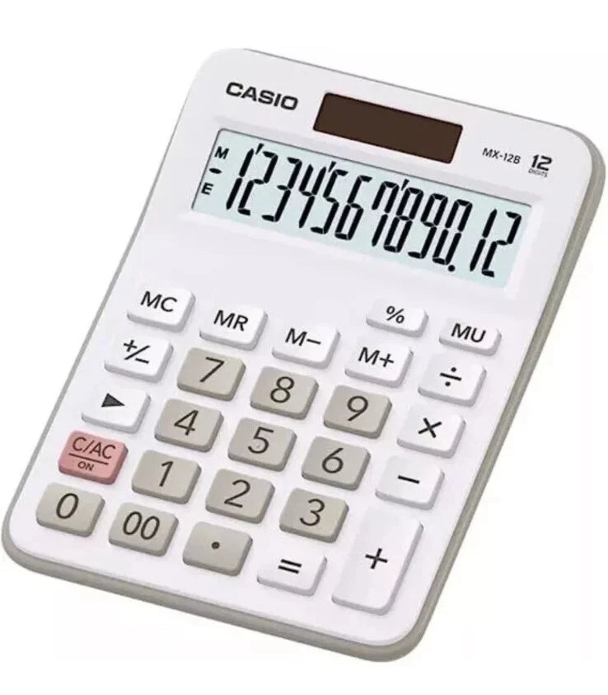 Casio calculator on a white background