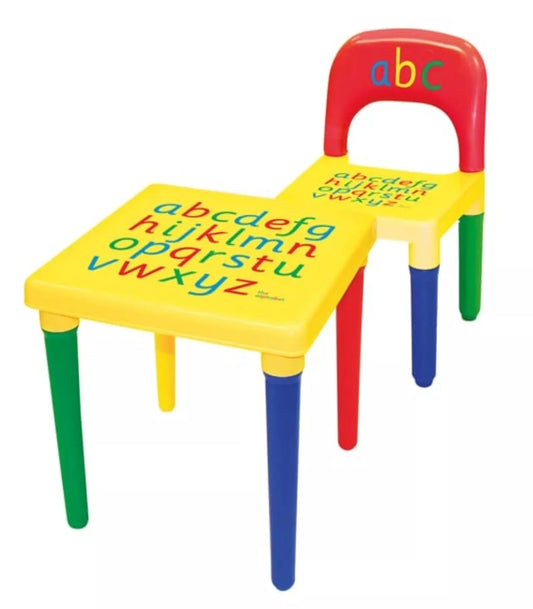 ABC Learning Alphabet Table & Chair