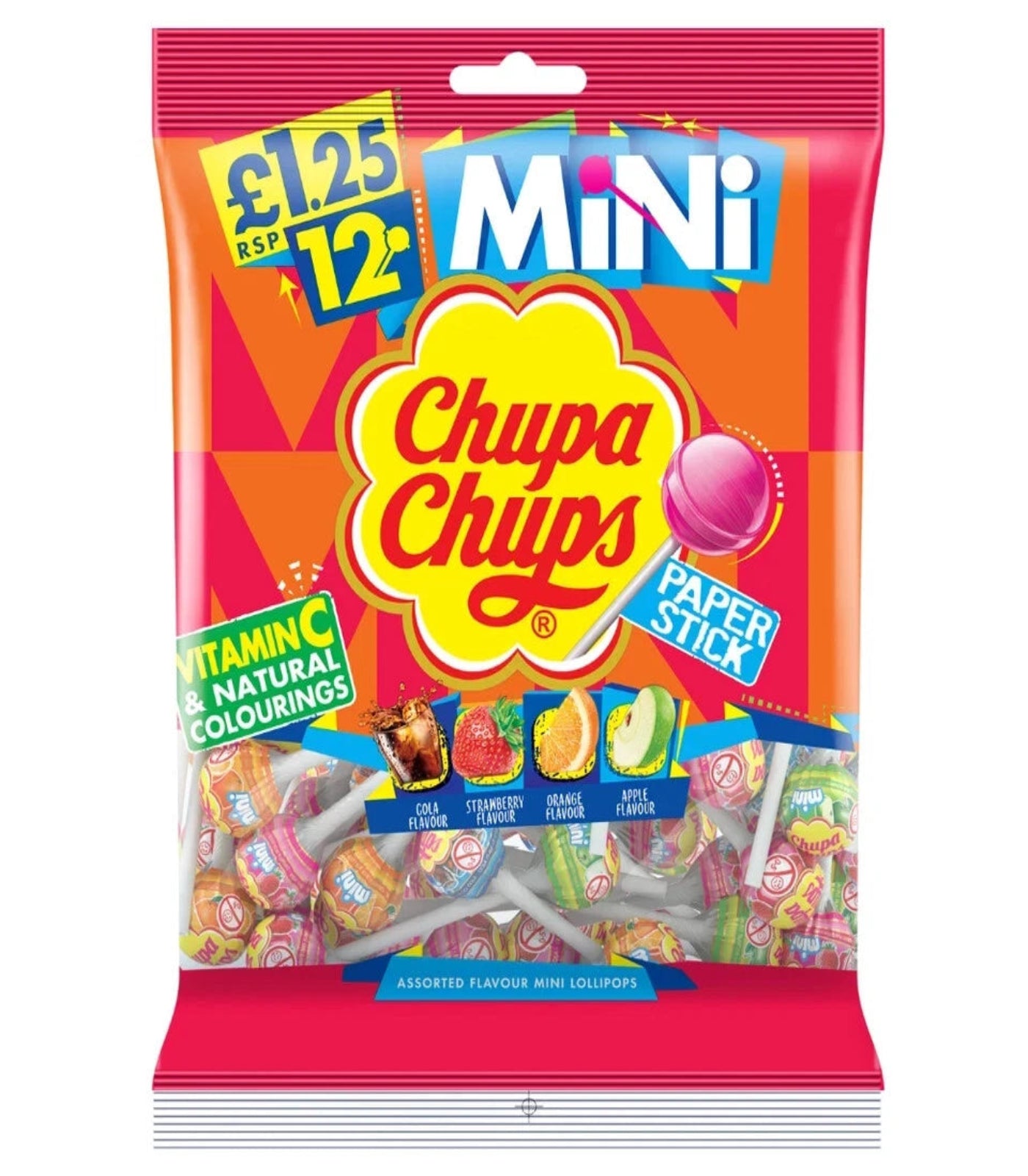 Chupa Chups Minis Bag 72g £1.25 PMP