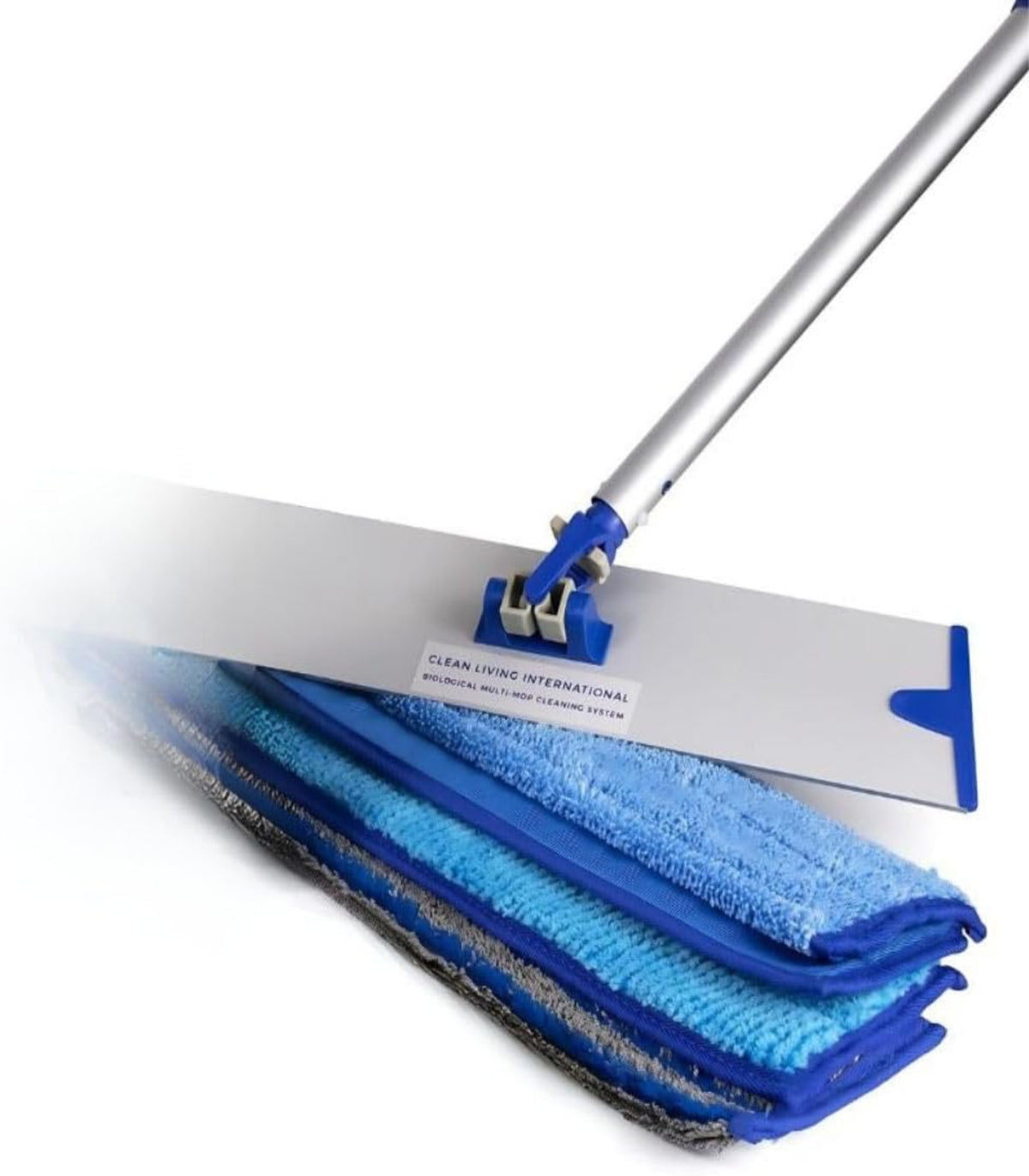 Clean Living Multi-use Mop & 4 Long Life Pads