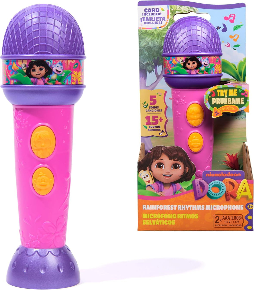DORA, Rainforest Rhythms Microphone with Music 3+
