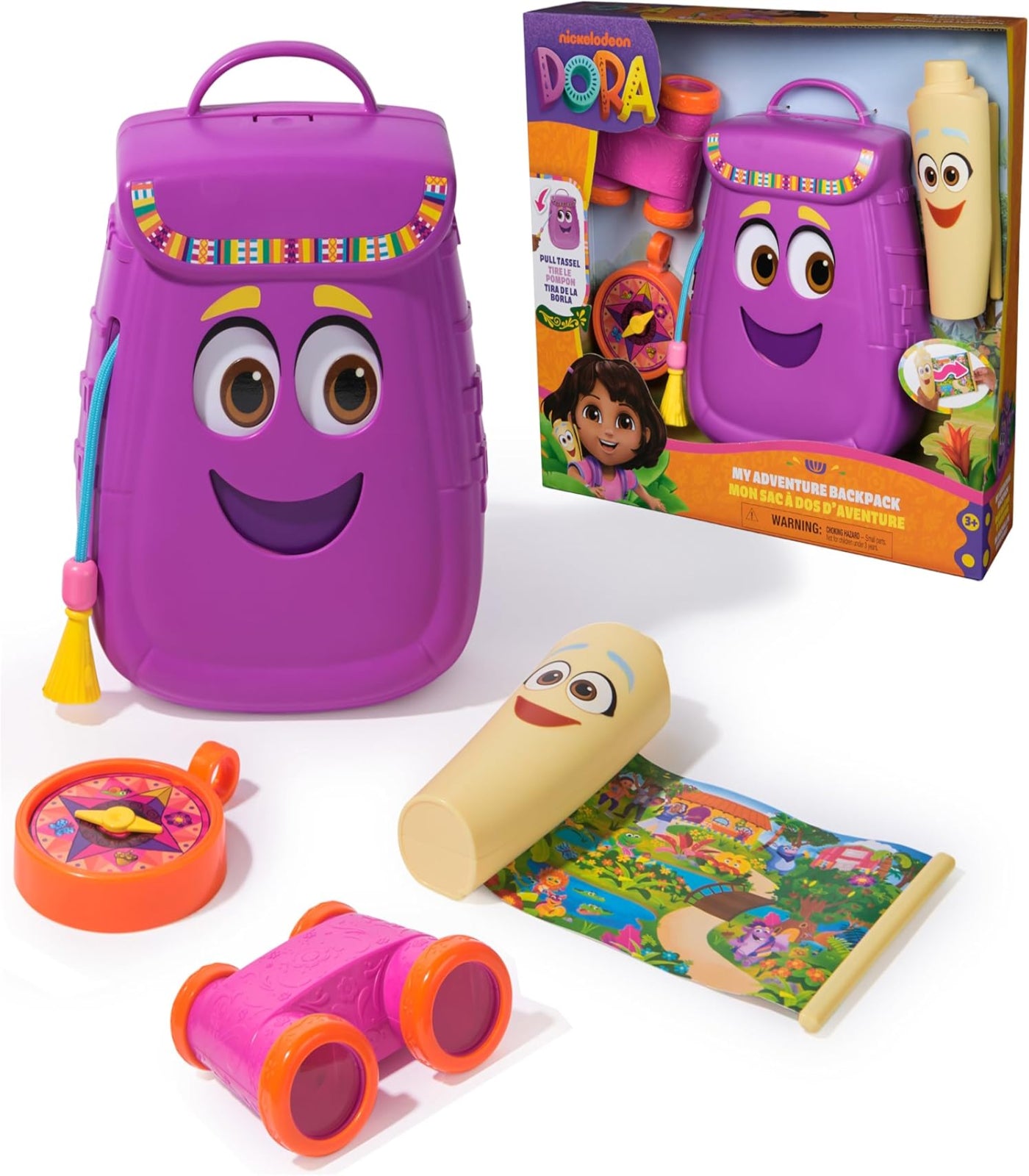 Dora, My Adventure Backpack, with Explorer Accessories 3+