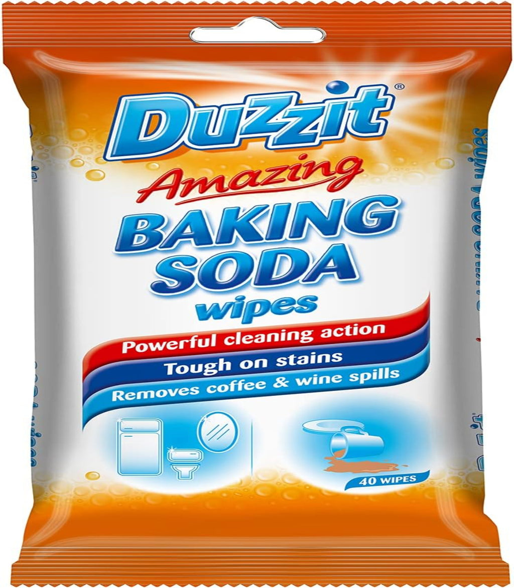 Duzzit Amazing Baking Soda 40 Wipes (2 Pack)