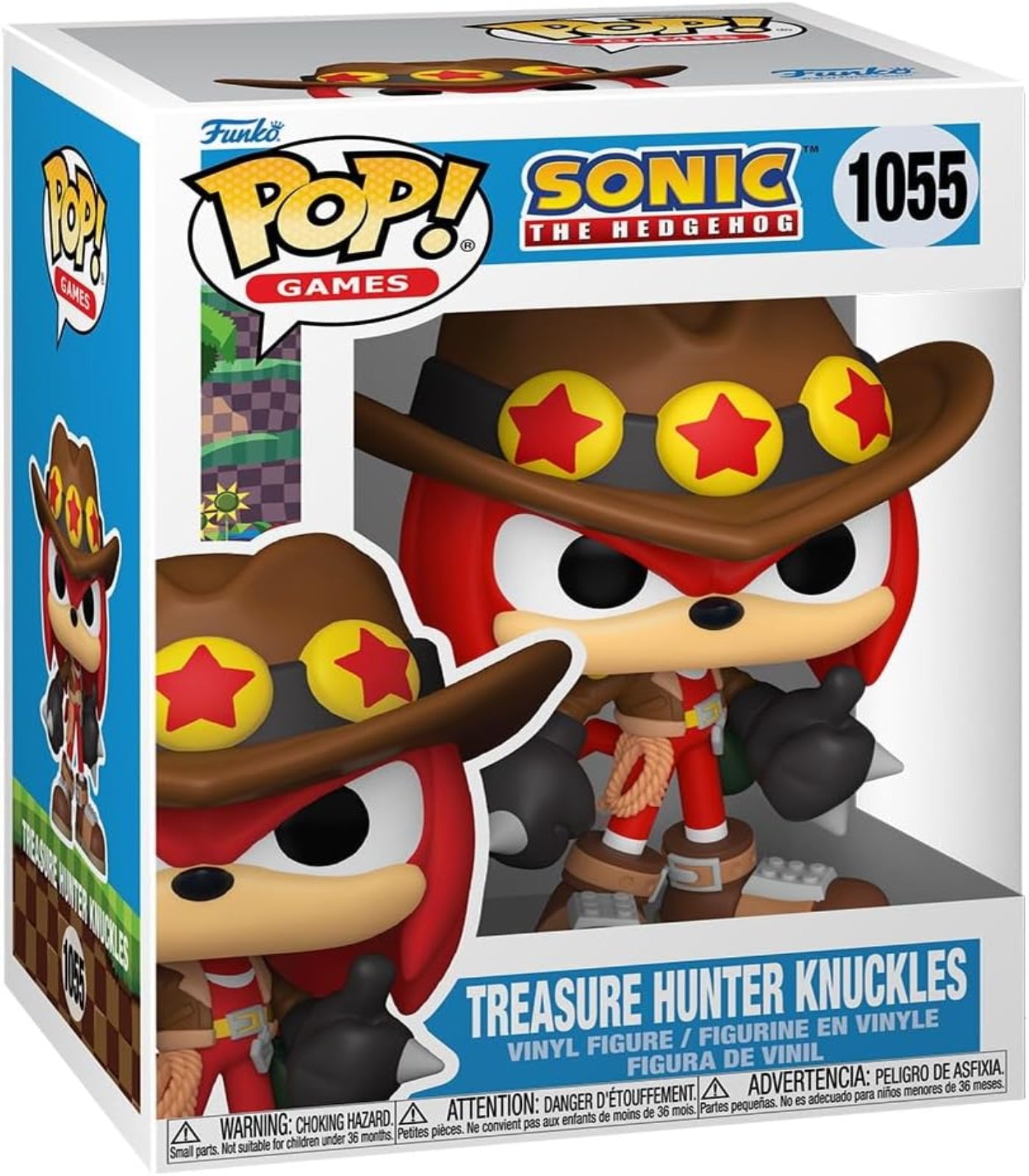 Funko Pop! Treasure Hunter Knuckles vinyl figure packaging