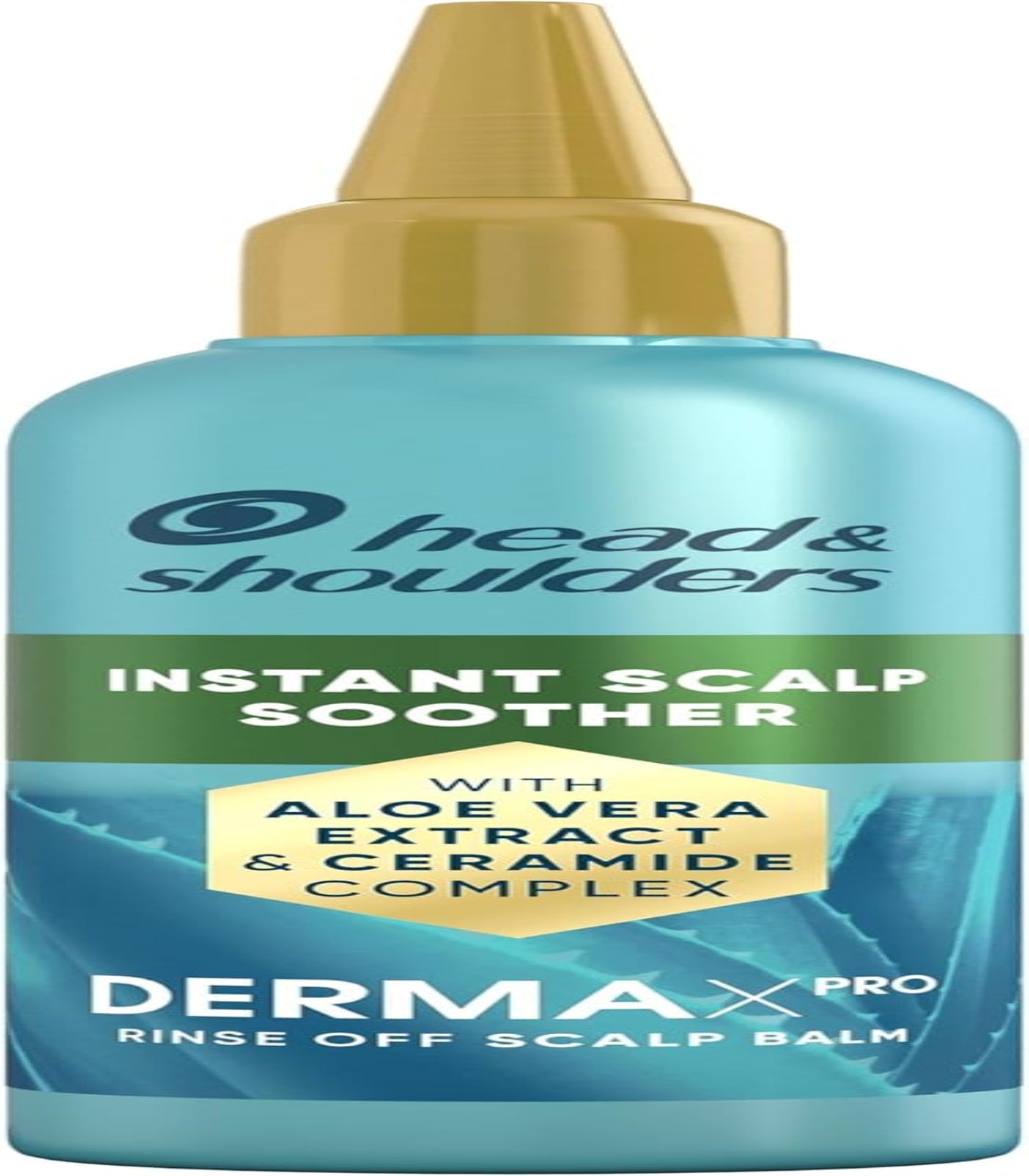 Head & Shoulders Instant Scalp Soother bottle with aloe vera extract and ceramide complex on a white background