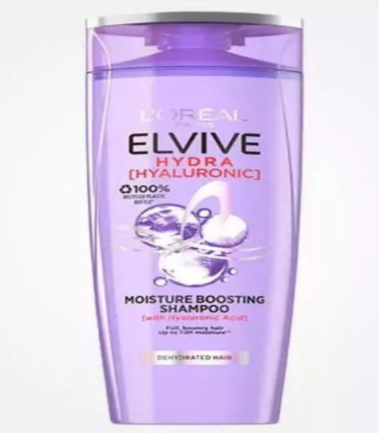 2x Loreal Paris Elvive Hydra Moisture Boosting Shampoo 300ml
