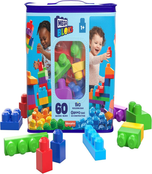 MEGA BLOKS Big Building Bag 60 pcs