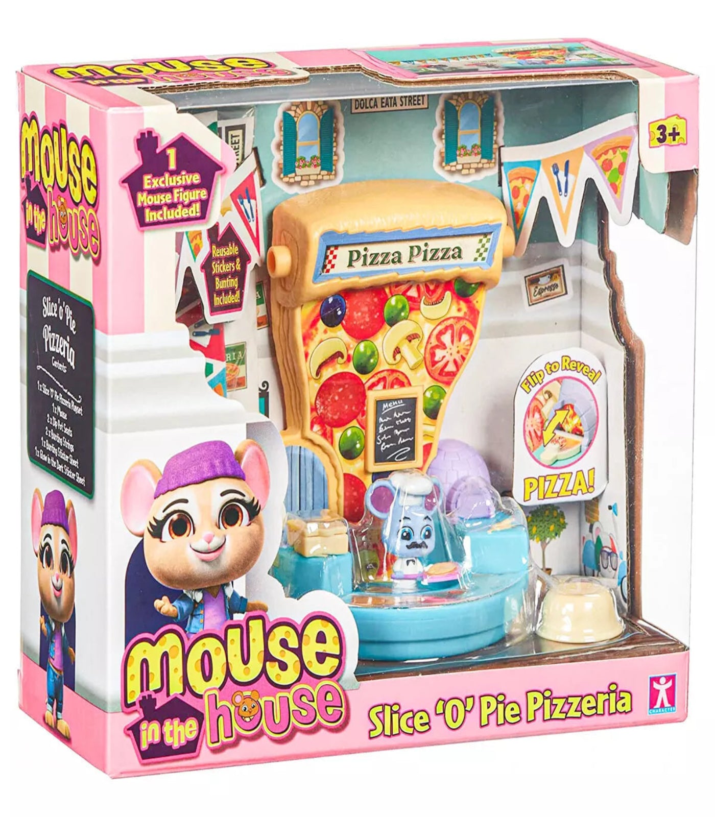 Mouse in House Slice 'O Pie Pizzeria Toy Playset