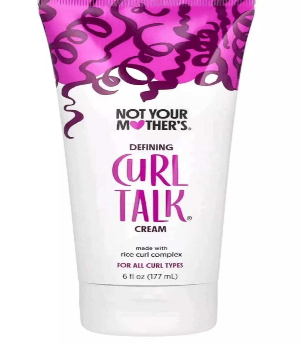 Not Your Mother Curl Talk Defining Cream, For All Curl Types, 6 fl oz 177ml