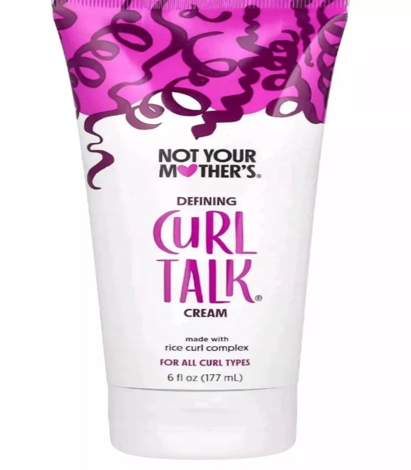 Not Your Mother Curl Talk Defining Cream, For All Curl Types, 6 fl oz 177ml