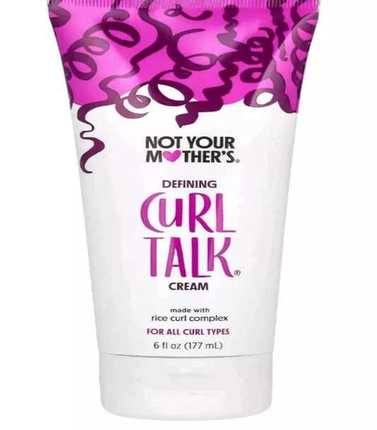 Not Your Mother Curl Talk Defining Cream, For All Curl Types, 6 fl oz 177ml