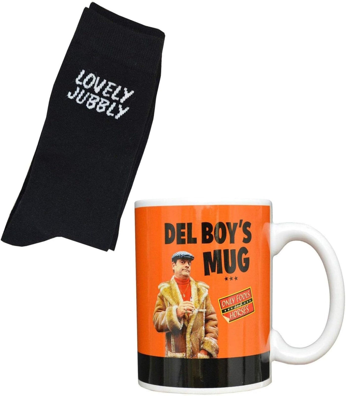 Only Fools and Horses Del Boy's Mug and Sock Set