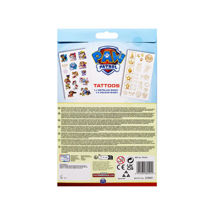 Paw Patrol Temporary Tattoos