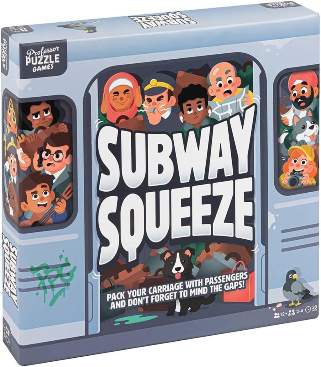 Professor PUZZLE Subway Squeeze Board Game Ages 12+