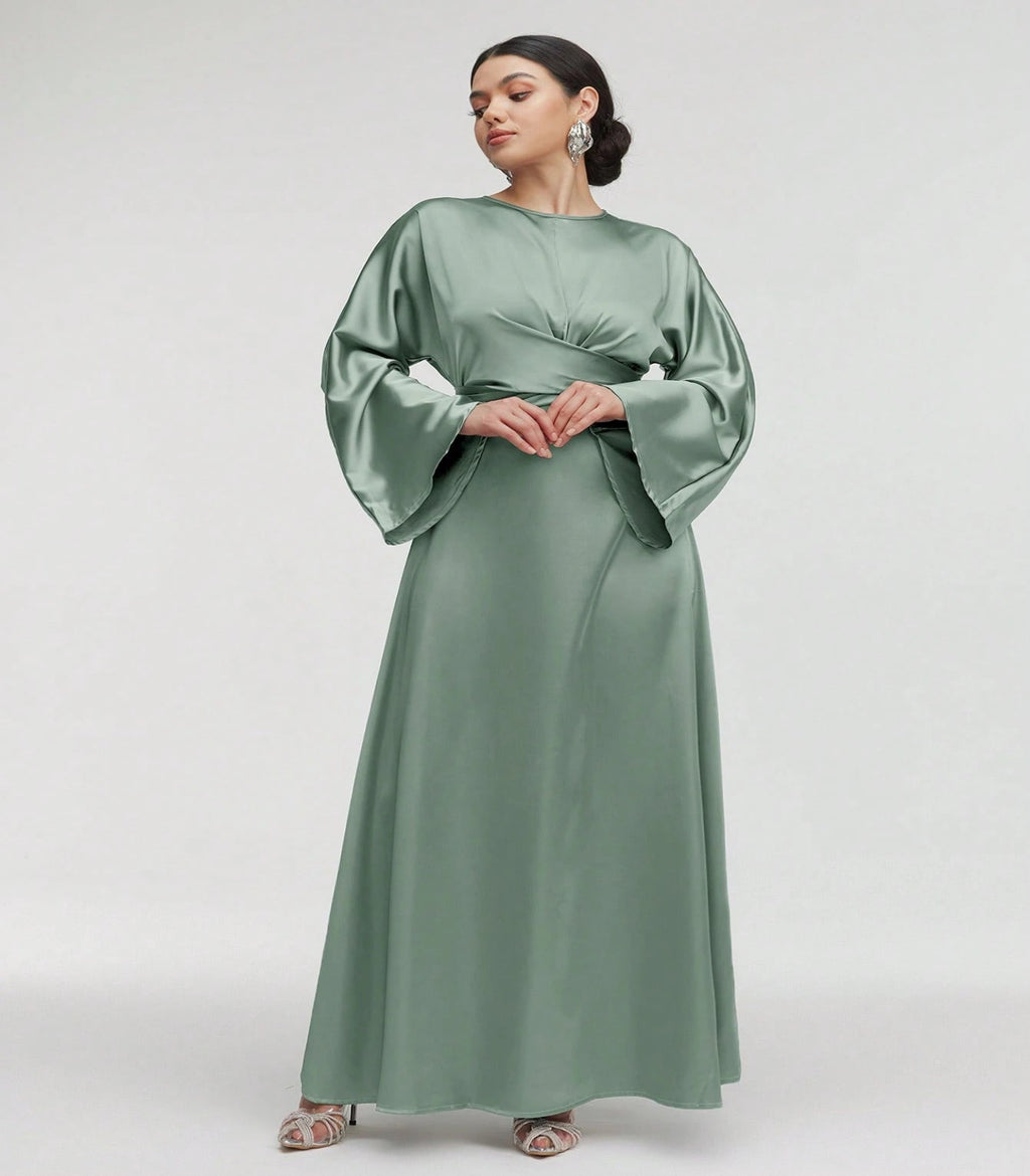 SHEIN Satin Finish Maxi Dress Size 8 (S)