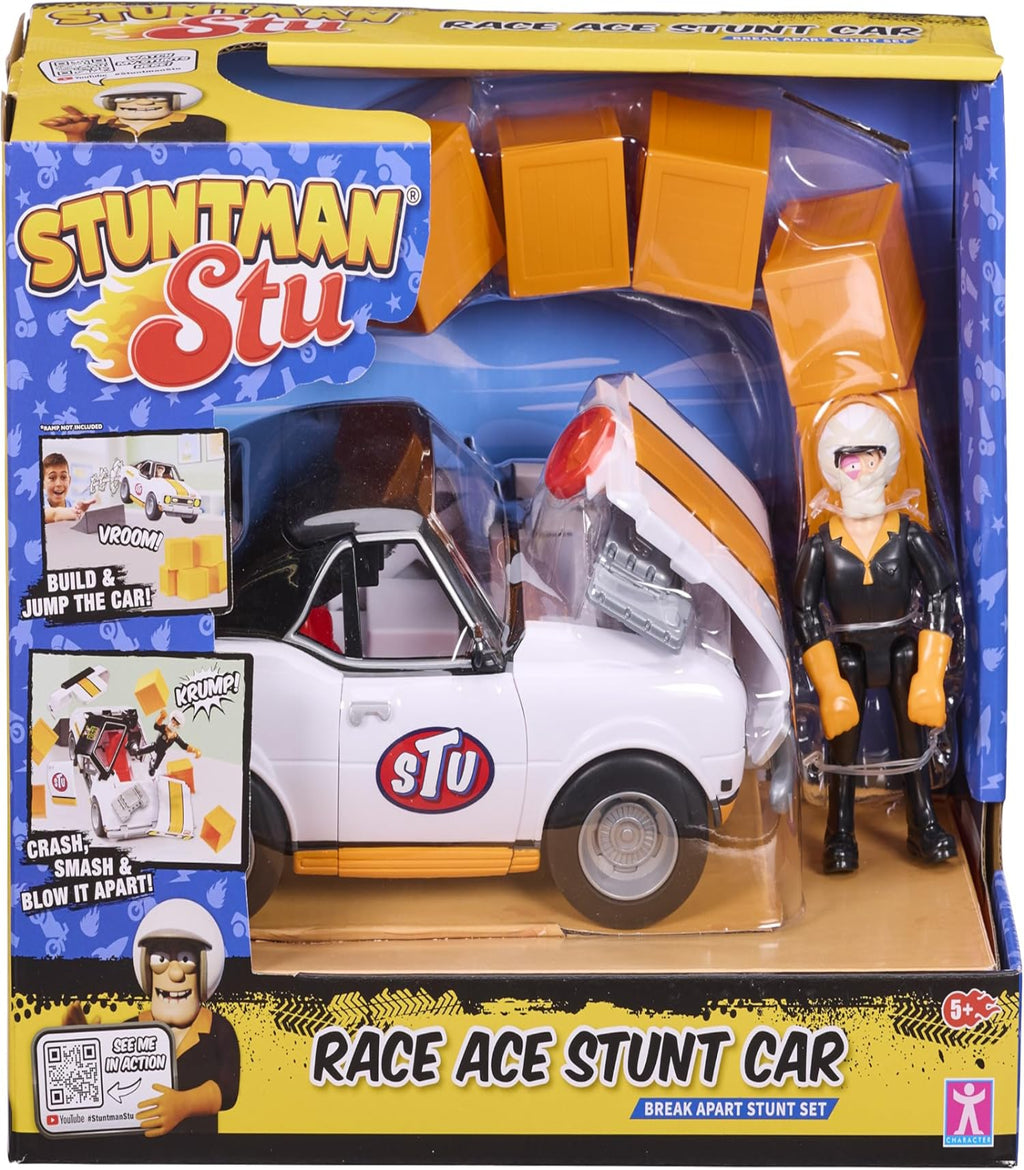 Stuntman Stu Race Ace Stunt Car 5+